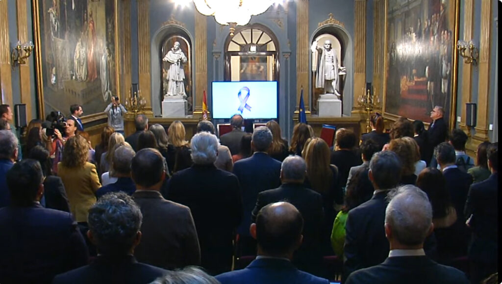 Acto en el Senado Español