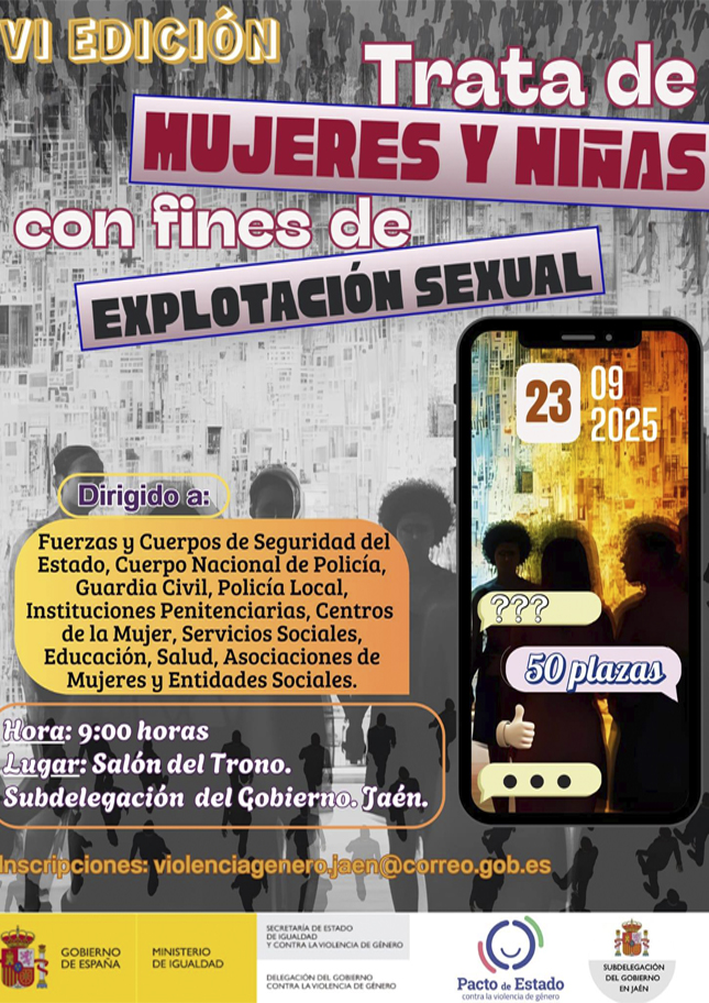 Cartel_Jornada_Jaen_1 Jornada “Trata de mujeres y niñas con fines de explotación sexual”