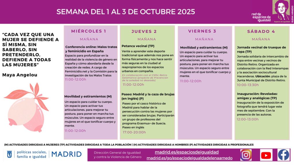 Conferencia online malos tratos y feminicidio en España