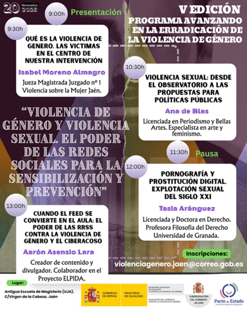 V Edición Programa Avanzando en la Erradicación de la Violencia de Género