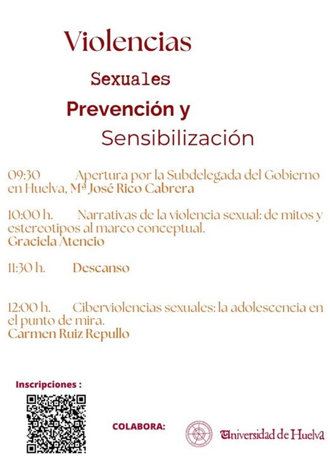 Jornada Violencias sexuales: prevención y sensibilización en Huelva