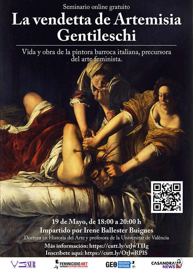 Seminario online La vendetta de Artemisia Gentileschi